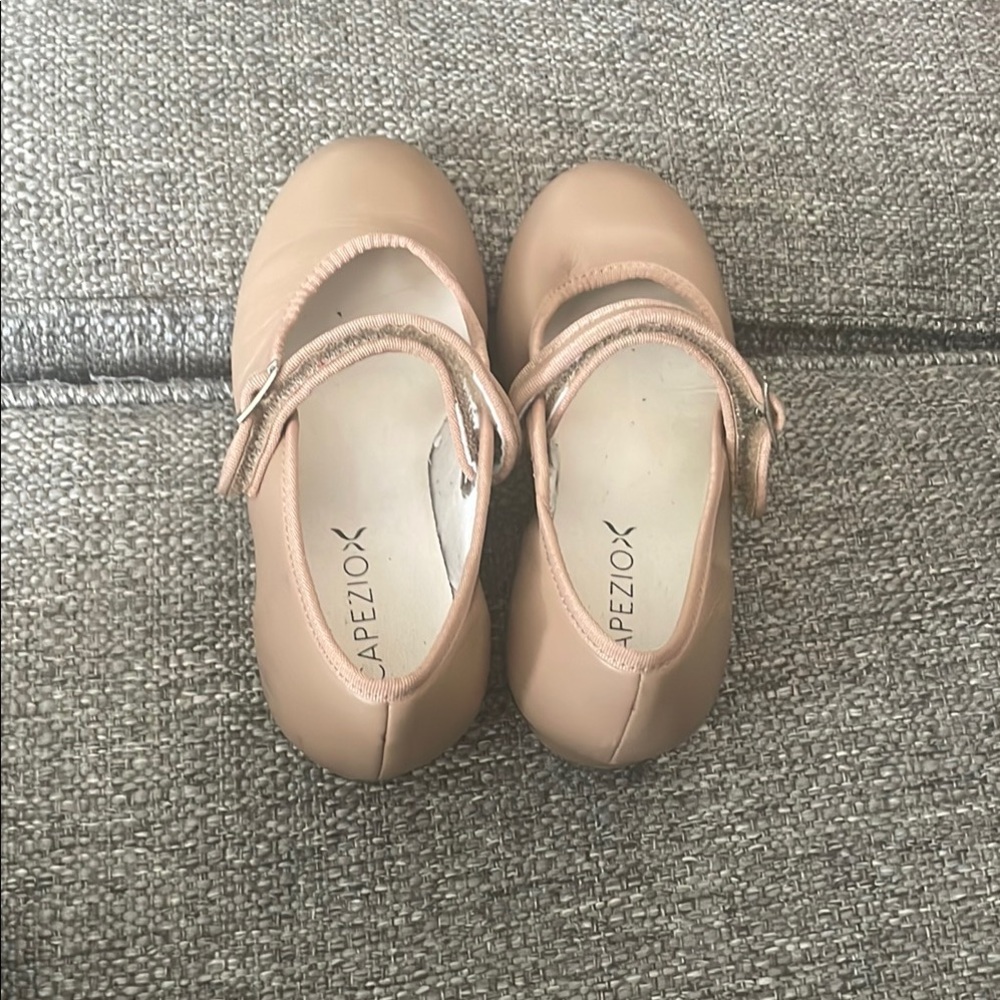Capezio Tan Dress Shoes Mary Jane Style